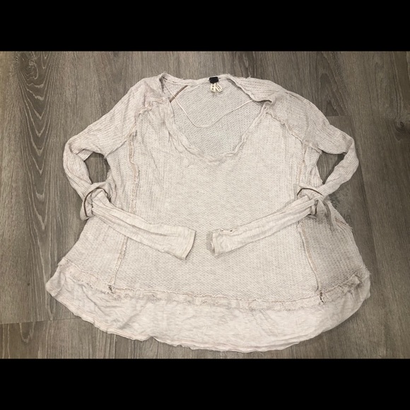 Free People Waffle Shirt - Picture 1 of 2